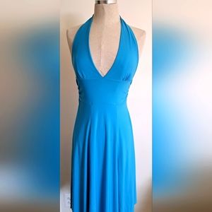 Vintage Blue halter dress